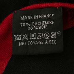 Hermes Multicolor Tout En Carre Losange Cashmere Silk Scarf