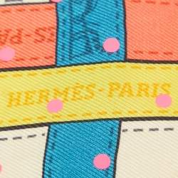 Hermès Multicolor Bolduc Au Carre Silk Twilly