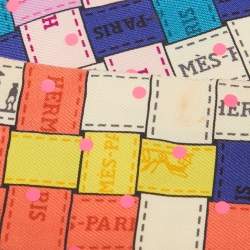 Hermès Multicolor Bolduc Au Carre Silk Twilly