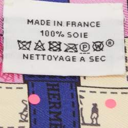 Hermès Multicolor Bolduc Au Carre Silk Twilly