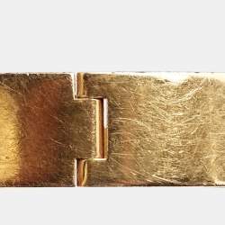 Hermes Clic H Pink Enamel Gold Plated Bracelet