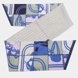 Hermes Multicolor Brides de Gala En Desordre Silk Maxi Twilly