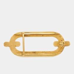 Pre Owned Hermès Vintage Chaine d’Ancre Gold Plated Buckle