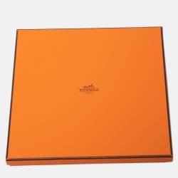 Pre Owned Hermès Grey & Pink Gronland Silk Scarf