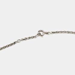 Hermes Chaine d'Ancre Enchainee Sterling Silver Pendant Necklace