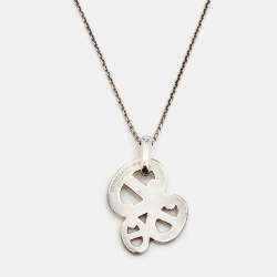 Hermes Chaine d'Ancre Enchainee Sterling Silver Pendant Necklace