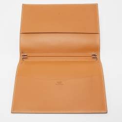 Hermes Rogue H/Vache Naturel Box Leather Globe Trotter Agenda Cover 