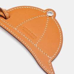 Hermes Naturel Sable/Jaune De Naples/Rose Sakura Swift Leather Paddock Bombe Bag Charm 