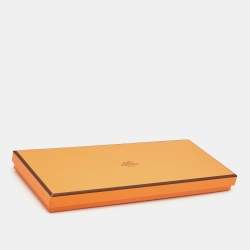 Pre Owned Hermes Natural Sable/Black Calf and Epsom Leather Oran Nano Charm