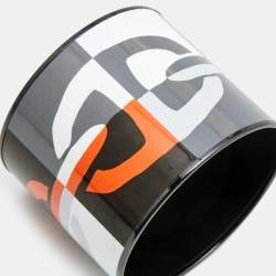 Pre Owned Hermes Optique Chaîne d'Ancre Enamel Black Tone Extra Wide Bracelet