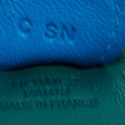 Pre Owned Hermès Malachite/Blue Zanzibar/Lime Milo Lambskin Grigri Rodeo Horse Bag Charm PM