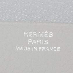 Hermes Bleu Indigo/Blue Glacier Evercolor Leather MC² Magellan Passport Holder
