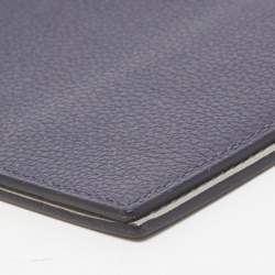 Hermes Bleu Indigo/Blue Glacier Evercolor Leather MC² Magellan Passport Holder