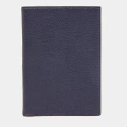 Hermes Bleu Indigo/Blue Glacier Evercolor Leather MC² Magellan Passport Holder