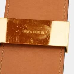 Hermes Black Box Leather Collier de Chien Medor Belt 80CM