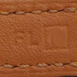 Pre Owned Hermes  Rivale Leather Palladium Plated Double Tour Bracelet S