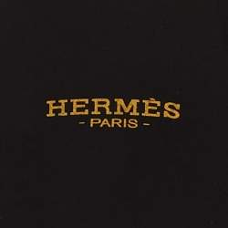 Pre Owned Hermes Balcons du Guadalquivir Enamel Gold Plated Extra Wide Bracelet