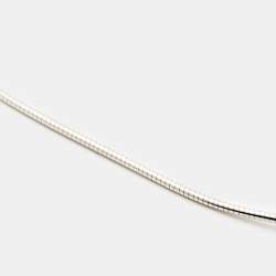 Hermès Pop H Enamel Sterling Silver Palladium Plated Necklace
