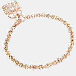 Hermes Small Model Constance Amulet Women's Bracelet H110067B 750 Pink Gold