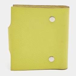 Hermes Kiwi Togo Leather Ulysse Mini Notebook