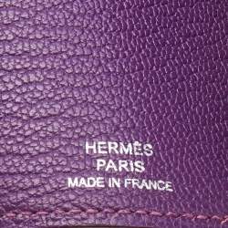 Hermes Anemone Chevre Leather Bearn Key Ring Holder