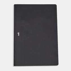 Hermès Black Grain d'H Blank Writing Pad