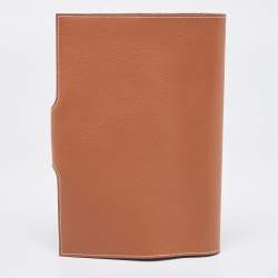 Hermès Gold Evercolor Leather Ulysse Universal Notebook Cover