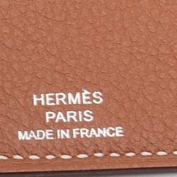 Hermès Gold Evercolor Leather Ulysse Universal Notebook Cover