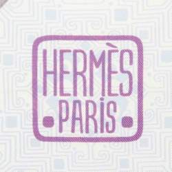 Hermès Purple Cent Plis Des Miao Printed Silk Square Scarf
