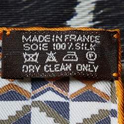 Pre Owned Hermès Multicolor Pelages et Camouflage Printed Silk Square Scarf