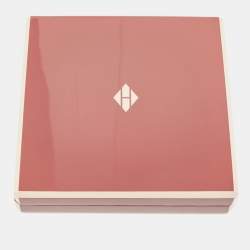 Hermes Lacquered Wood and Taurillon Leather H Facettes Jewelry Box