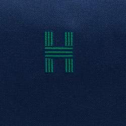 Hermes Marine Canvas Large Bride-A-Brac Pouch