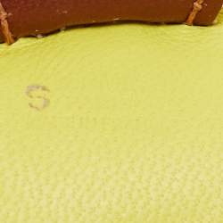 Hermes Lime/Menthe/Fauve Milo Leather GriGri Rodeo Bag Charm PM