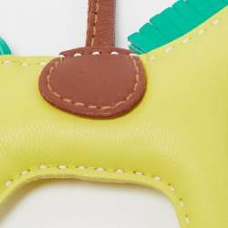 Hermes Lime/Menthe/Fauve Milo Leather GriGri Rodeo Bag Charm PM