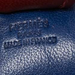 Hermes Bleu de Malte/Orange Poppy/Rouge H Milo Leather GriGri Rodeo Bag Charm PM