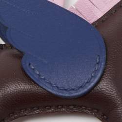Hermes Rouge Sellier/Mauve Sylvestre/Bleu Saphir Milo Leather GriGri Rodeo Pegase Bag Charm PM