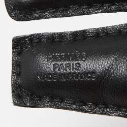 Hermes Noir/Bleu de Malte Milo Leather RooRoo Bag Charm