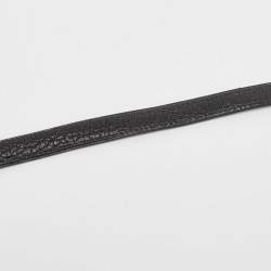 Pre Owned Hermes Noir Chevre Leather Shoulder Bag Strap