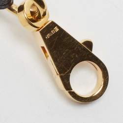 Pre Owned Hermes Noir Chevre Leather Shoulder Bag Strap