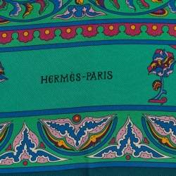 Hermes Multicolor Ciels Byzantins Silk Square Scarf