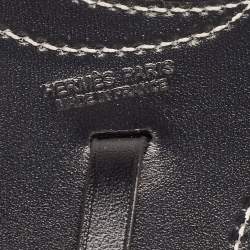 Hermes Noir Veau Butler Leather Paddock Selle Horse Saddle Bag Charm