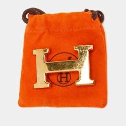 Pre Owned Hermes Black/Fauve Barenia/Box Leather H Buckle Reversible Belt 100CM