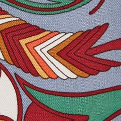 Hermès Multicolor Print Silk Hippie Twilly