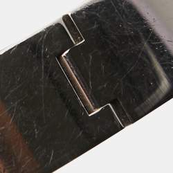 Hermès Clic H Enamel Palladium Plated Bracelet