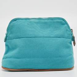 Hermes Bleu Horizon Canvas Mini Bolide Case