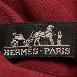 Hermes Rouge Canvas Mini Mini Bolide Case