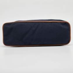 Hermes Bleu Indigo Canvas Bolide Case