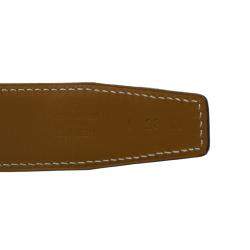 Pre Owned Hermes Beige Alligator Belt Strap 85 CM