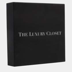 Pre Owned Hermès Clic Clac H Enamel Gold Plated Wide Bracelet