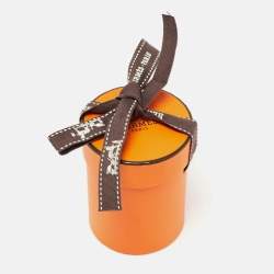 Hermes Red Print Silk Panoplie Equestre Twilly